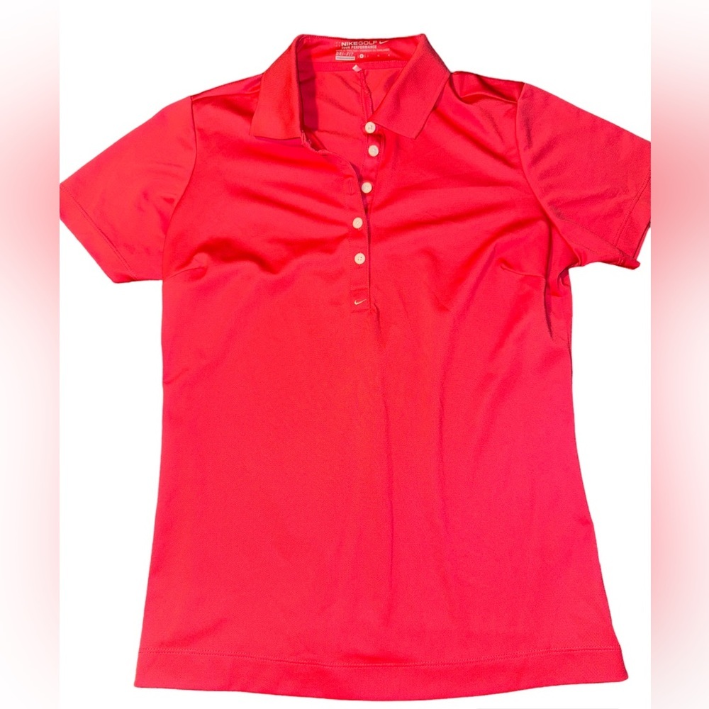 Nike Golf Women's Short Sleeve Polo Tee in Bright Red